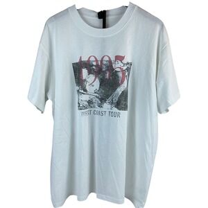 Wild Fable 1995‎ West Coast Tour Graphic T-Shirt Women's White XXL MSRP $16